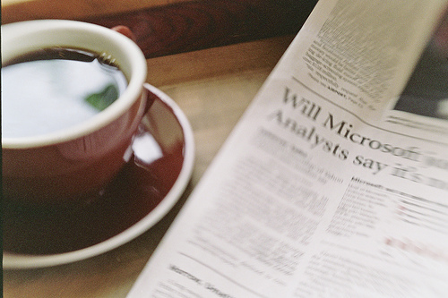 Coffee Newspaper